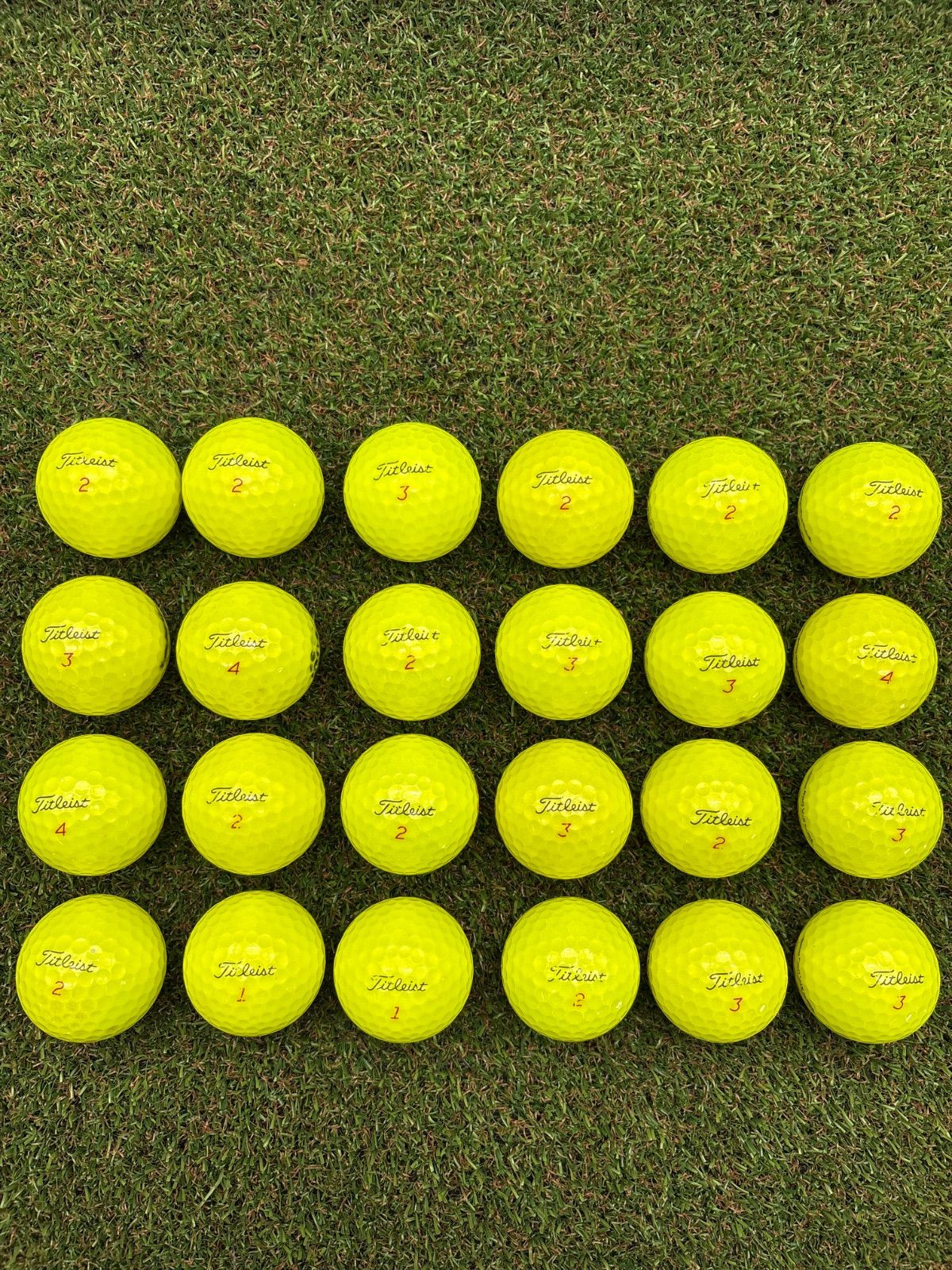 S116】Titleist PRO V1X 黄 23年 ロストボール 24球 S116Titleist PRO