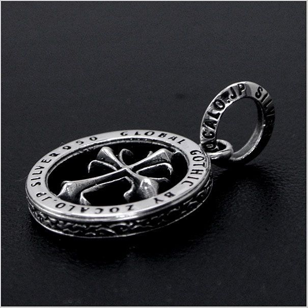 zocalo ペンダントトップCROSS ON CROSS シルバー　美品 Cross on Cross Pendant : S (Black CZ)｜クロス・オン・クロス