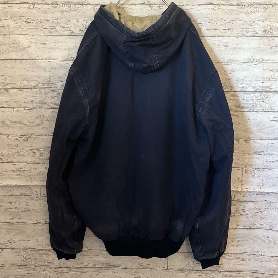 Carhartt work フード ジャケット ワンポイント XLサイズ