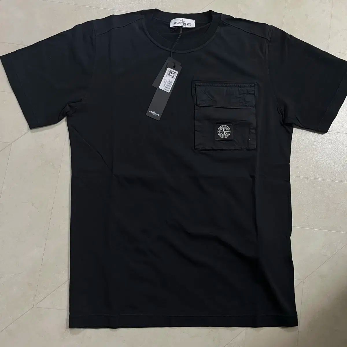 Stone  ストーンアイランド ロゴ Tシャツ 半袖 関税送料込 ストーンアイランド 半袖Tシャツ ホワイト | アウトレット