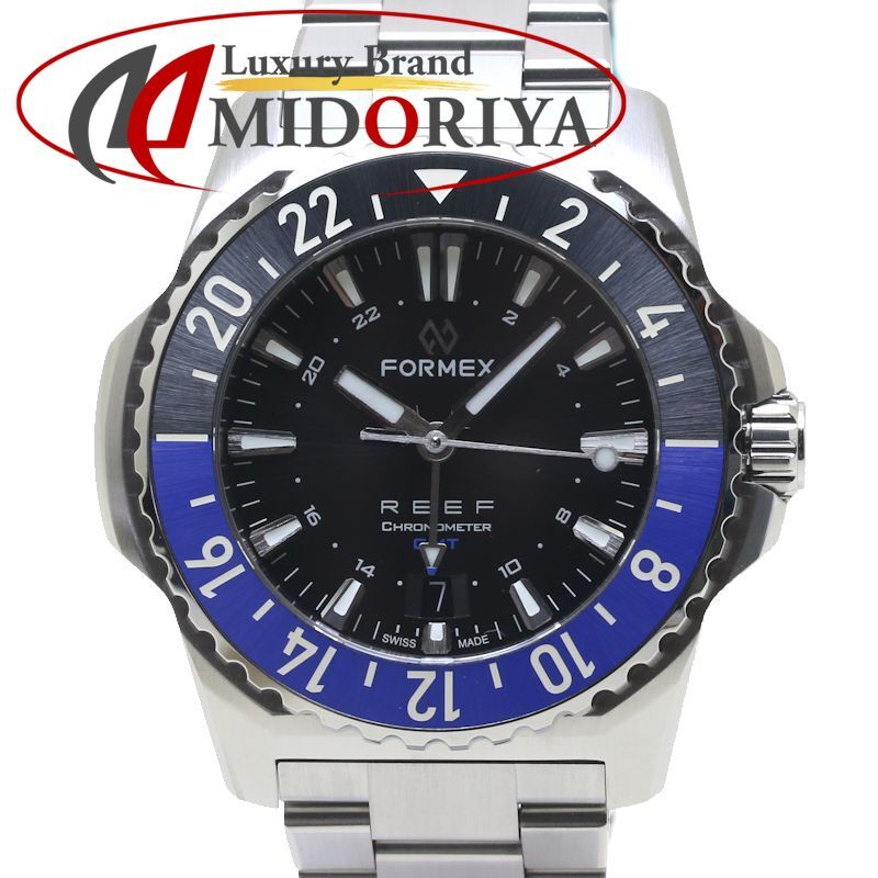 FORMEX フォーメックス 2202.1.5323.100 リーフ GMT 2025年 替えベゼル2ヶ付き メンズ |39889 腕時計