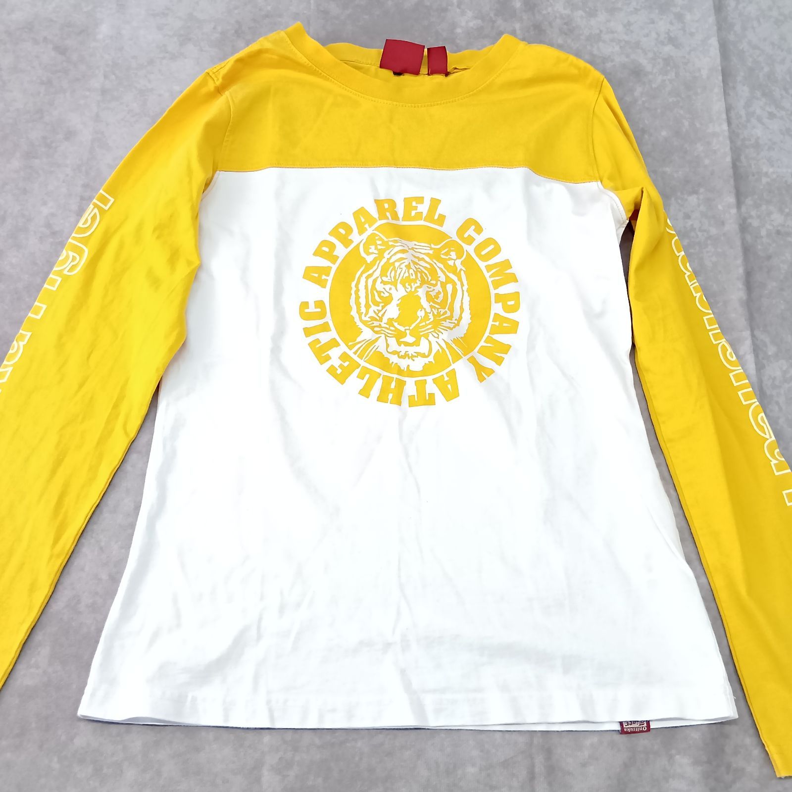 onitsuka tiger オニツカタイガー 長袖Tシャツ ロンT ロングスリーブ 