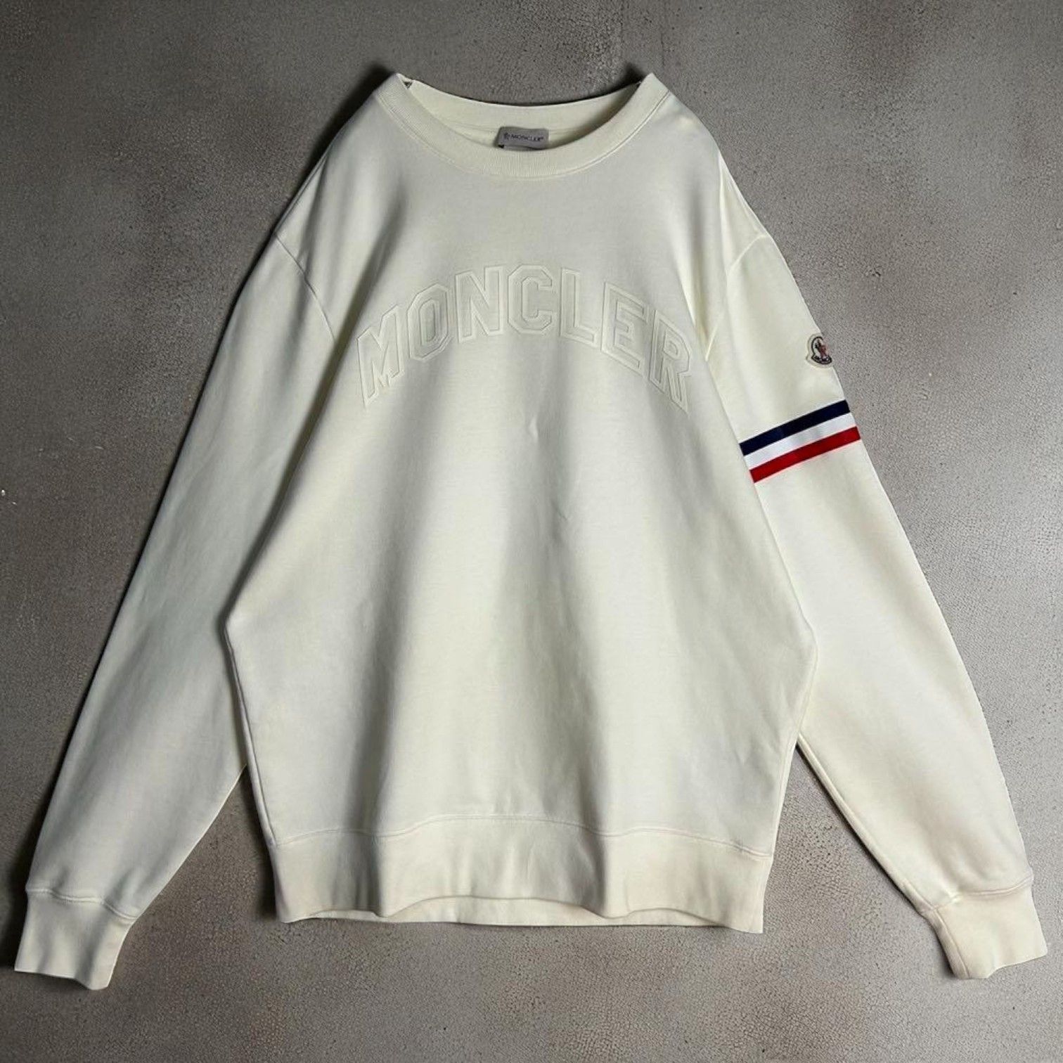 美品⚫️モンクレール スウェット トリコロールカラー スキー