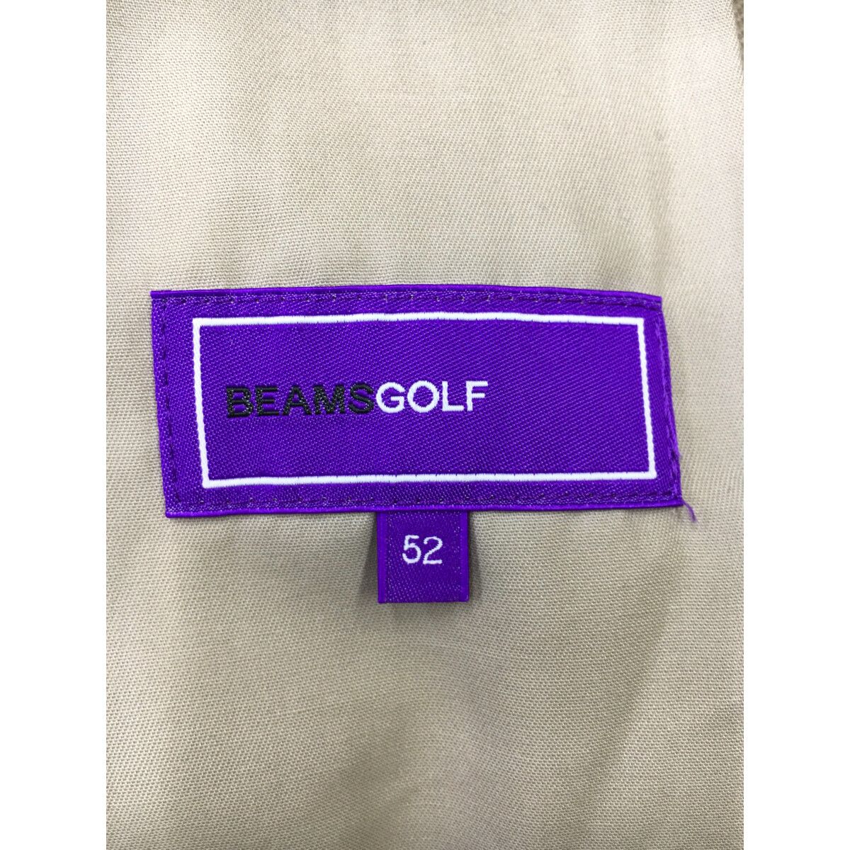中古 メンズ ビームスゴルフ BEAMSGOLF パンツ 52(LL) ベージュ