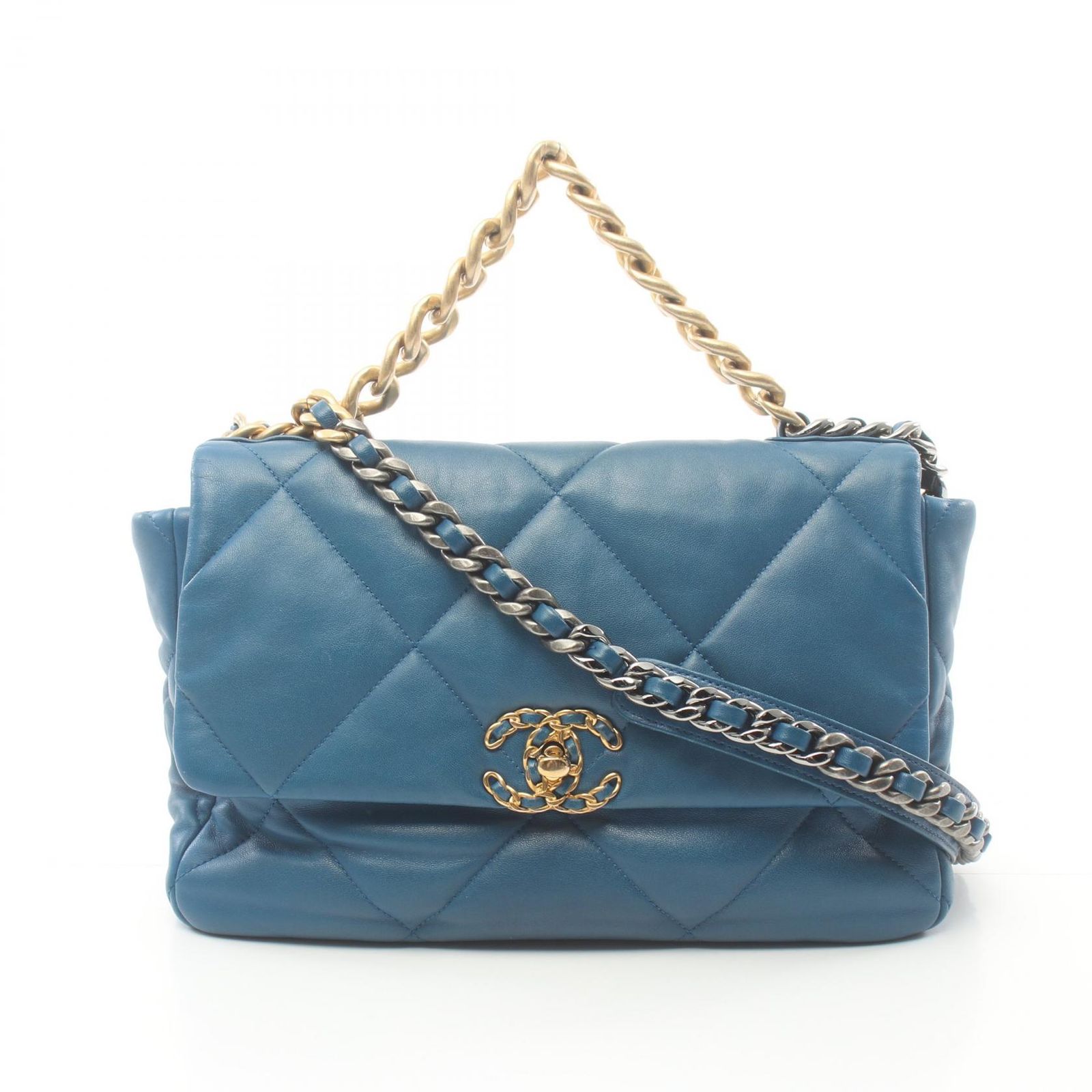 CHANELシャネル19 ディズヌフ　マトラッセ超美品 CHANEL（シャネル） ショルダーバッグ ディズヌフ マトラッセ CHANEL19