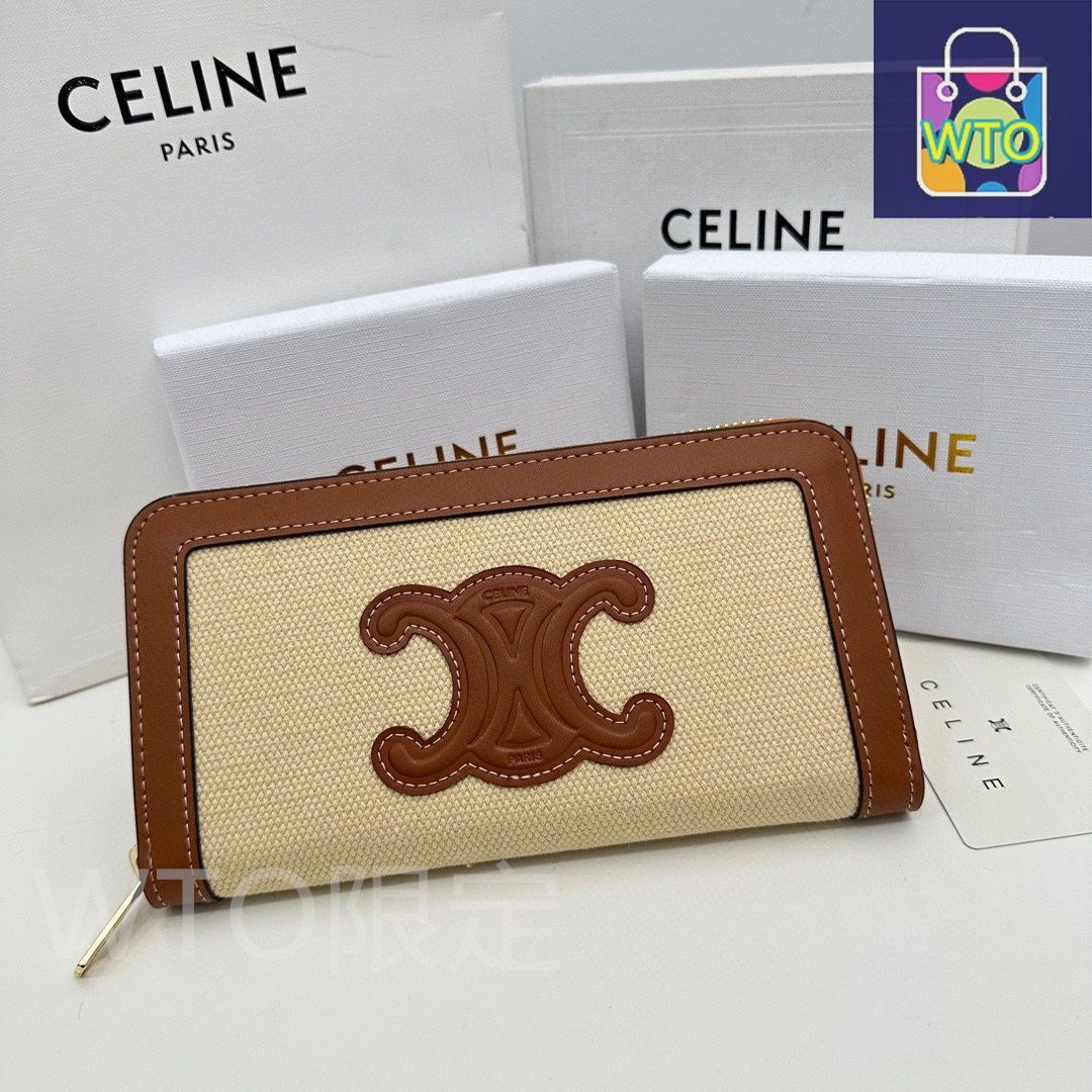 CELINE トリオンフ　財布 CELINE [新品/正規ラッピング済] セリーヌ 財布 ミニ 三つ折り