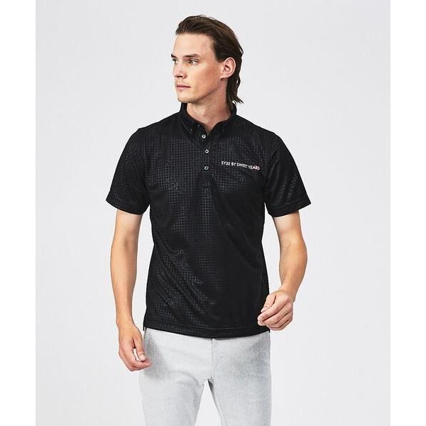 未使用　SY32 BY SWEET YEARS 5351POUR LES HOMMES / 5351プール・オム 【SYG23SUM04】SYG グラフィックエンボス ポロシャツ