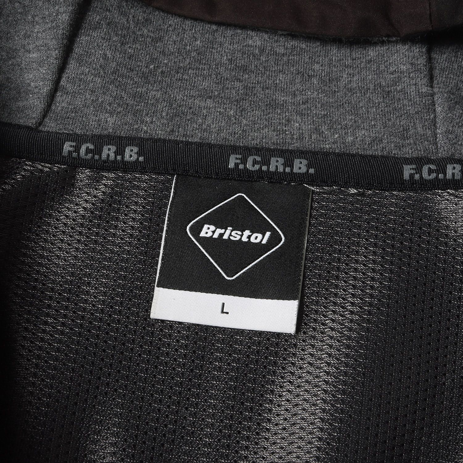 F.C.Real Bristol エフシーレアルブリストル パーカー グレー サイズ:L 