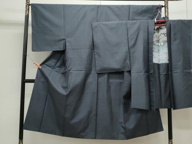 平和屋着物●男性 本場大島紬 アンサンブル 100亀甲 総詰め 正絹 CAAS9326th