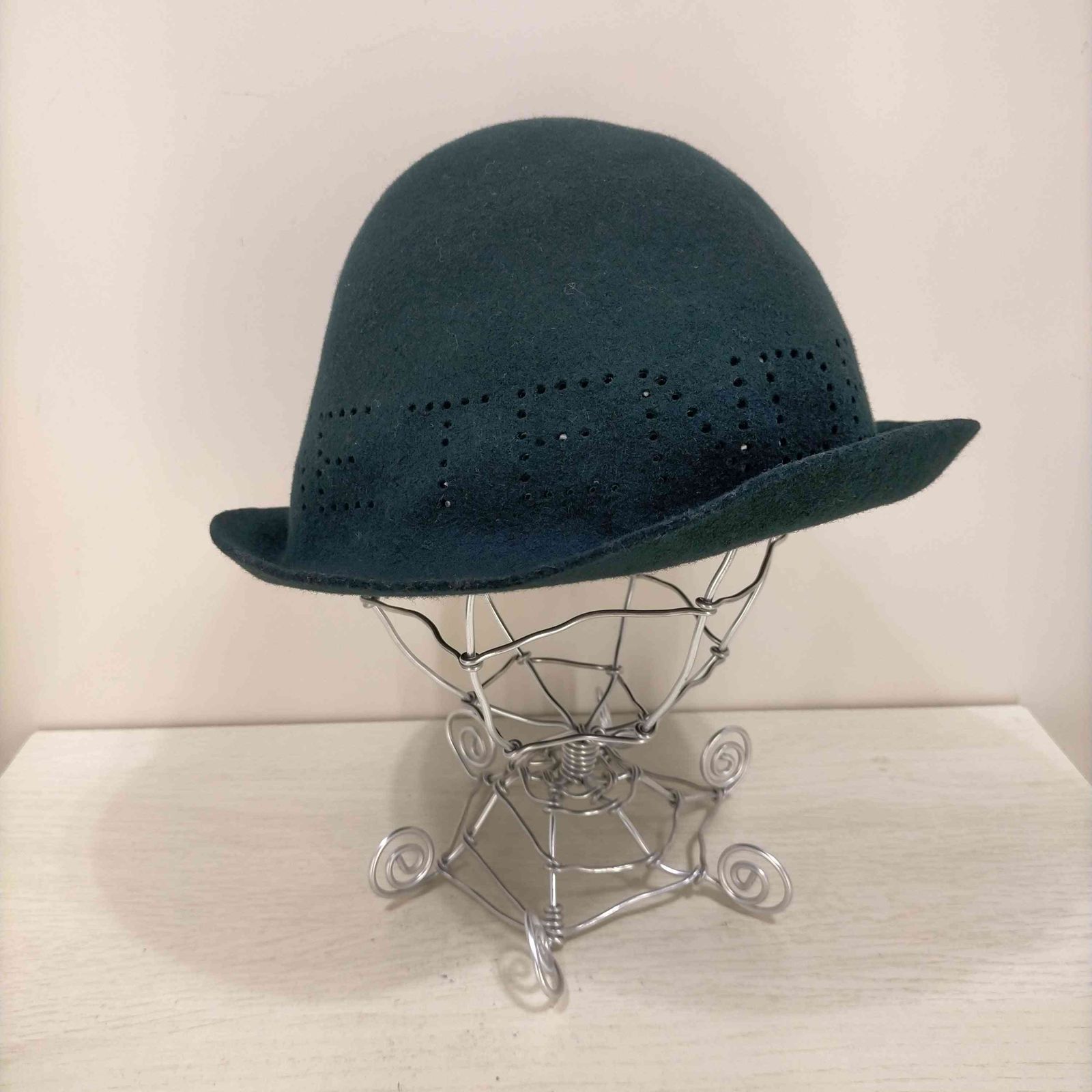 TENDERLOIN キャスケット 日本製 チェーンステッチ 刺繍 茶 フリー TENDERLOIN キャスケット 日本製 チェーンステッチ 刺繍 茶