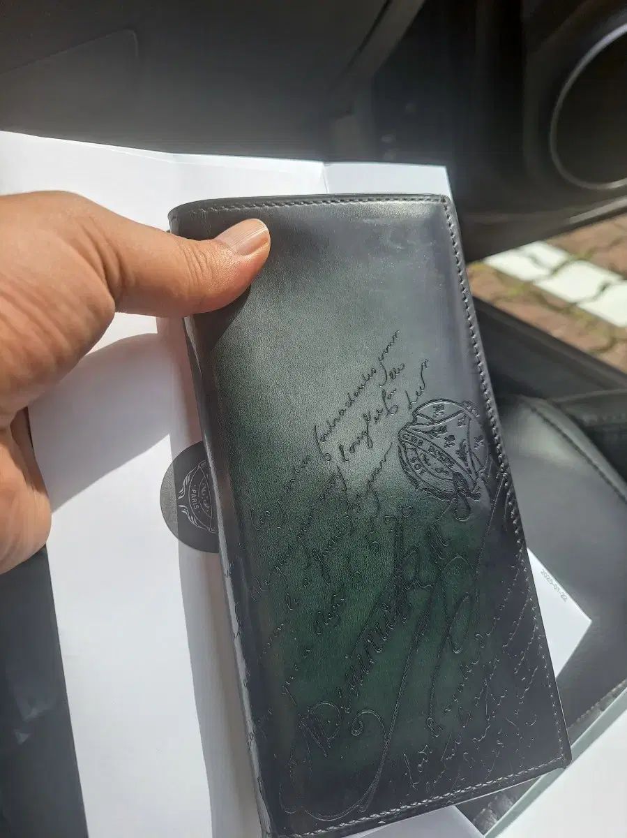 ベルルッティ スクリット 長財布 グリーンパティーナ