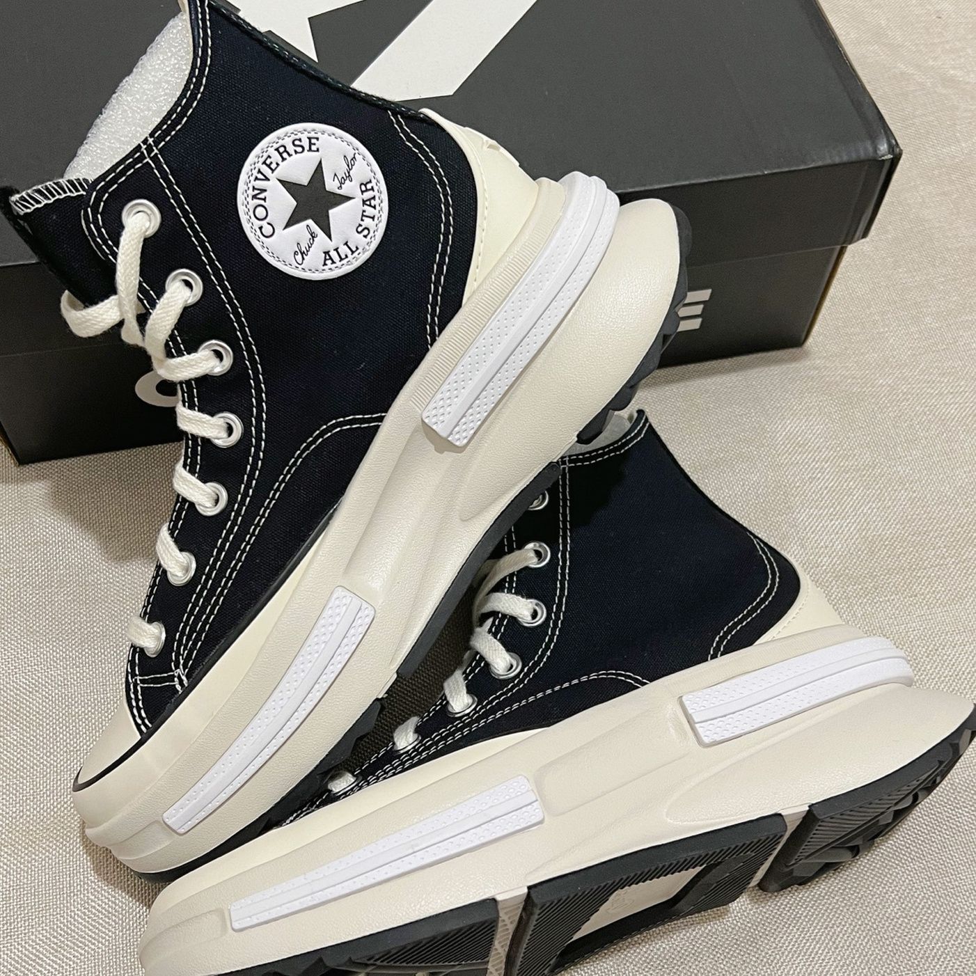 Converse Run Star Legacy CX コンバース ラン スター レガシー CX ミッドカット キャンバス シューズ ユニセックス  ブラック