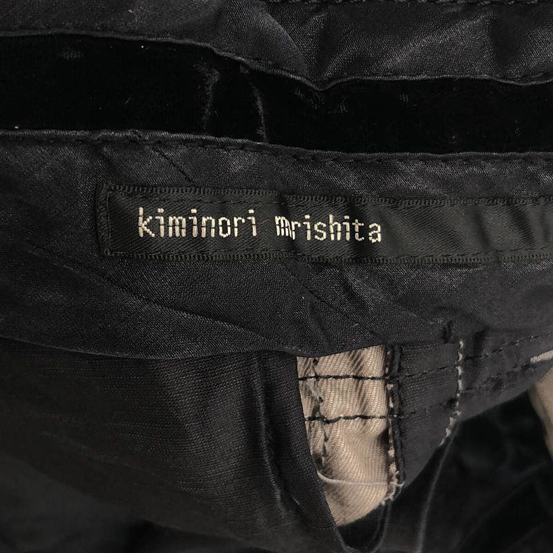 kiminori morishita / キミノリモリシタ | USED加工 シルクテープ切替  