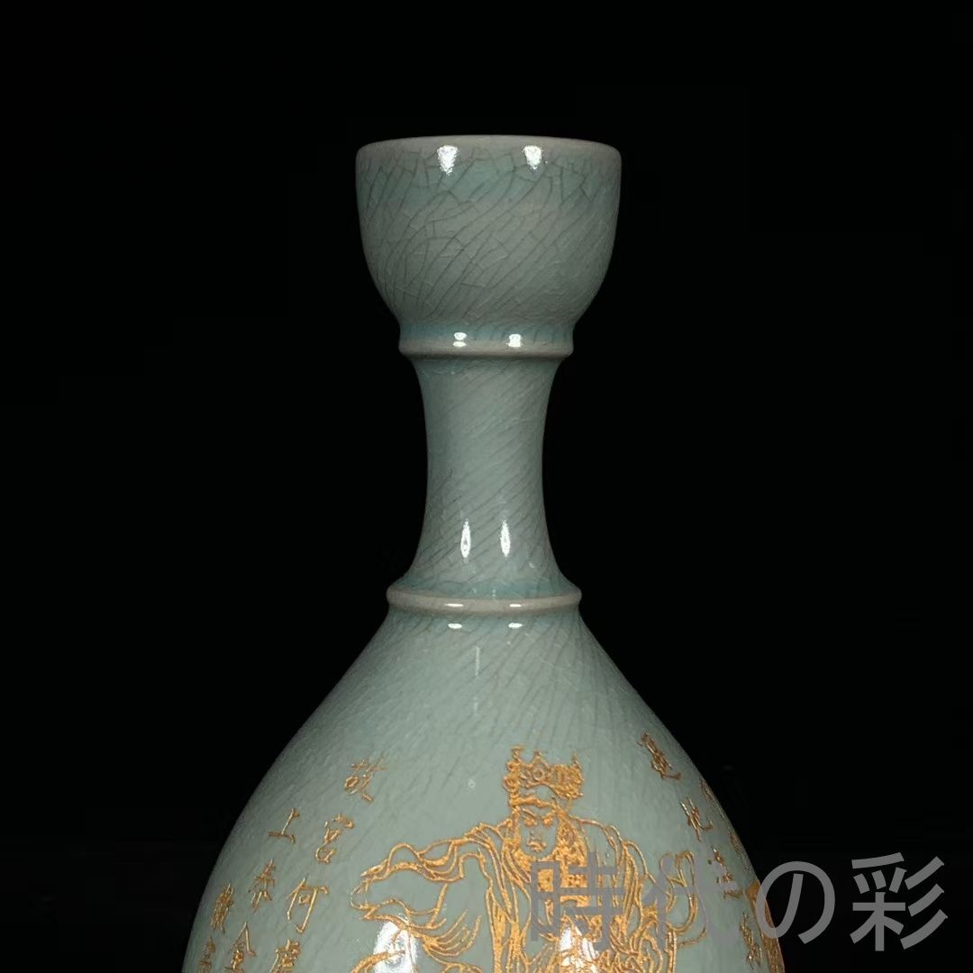 刀 美術品 工芸品 中国 中国美術 清朝清代 青花刀馬人物図