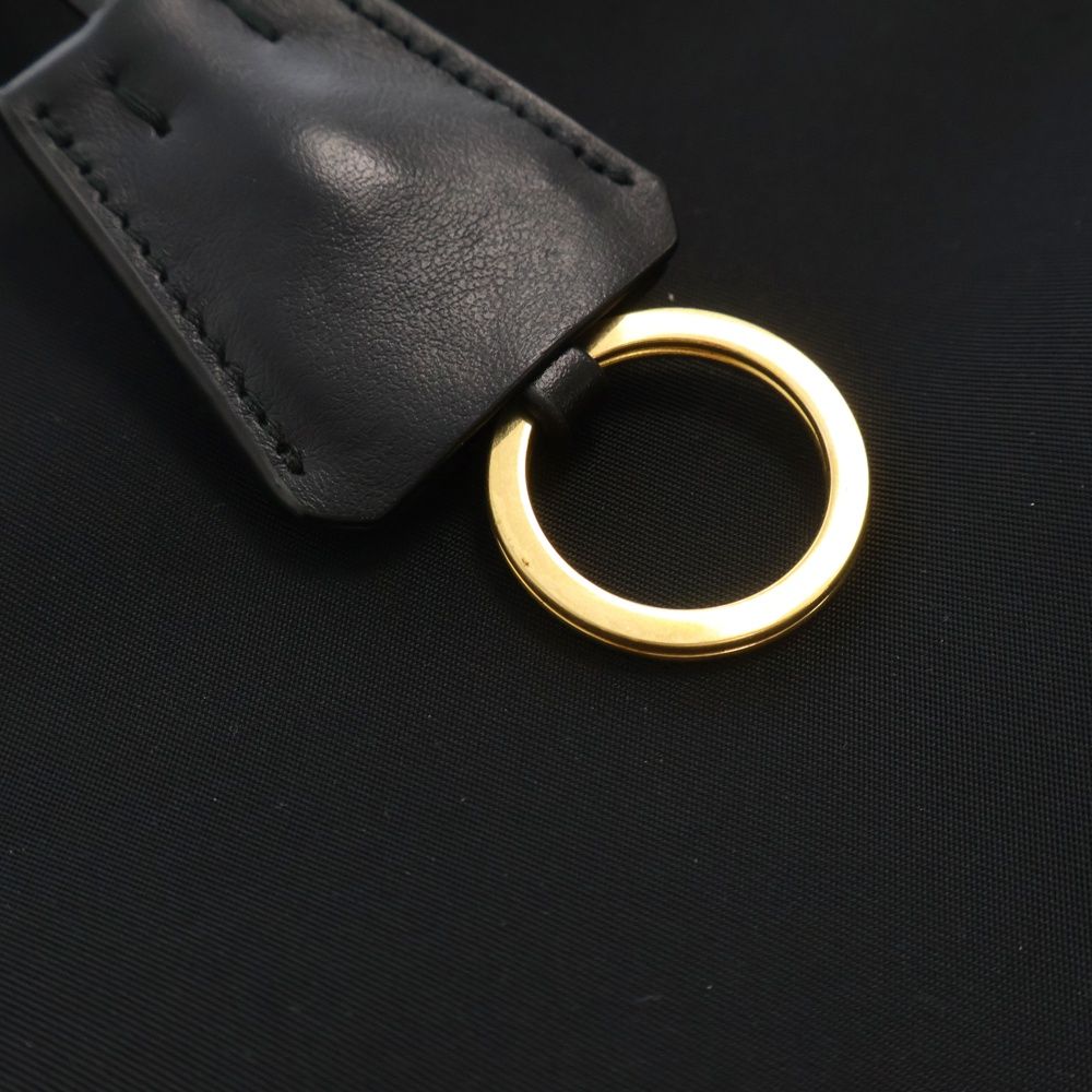 PRADA プラダ トートバッグ ブラック テスート ハンドバッグ ゴールド