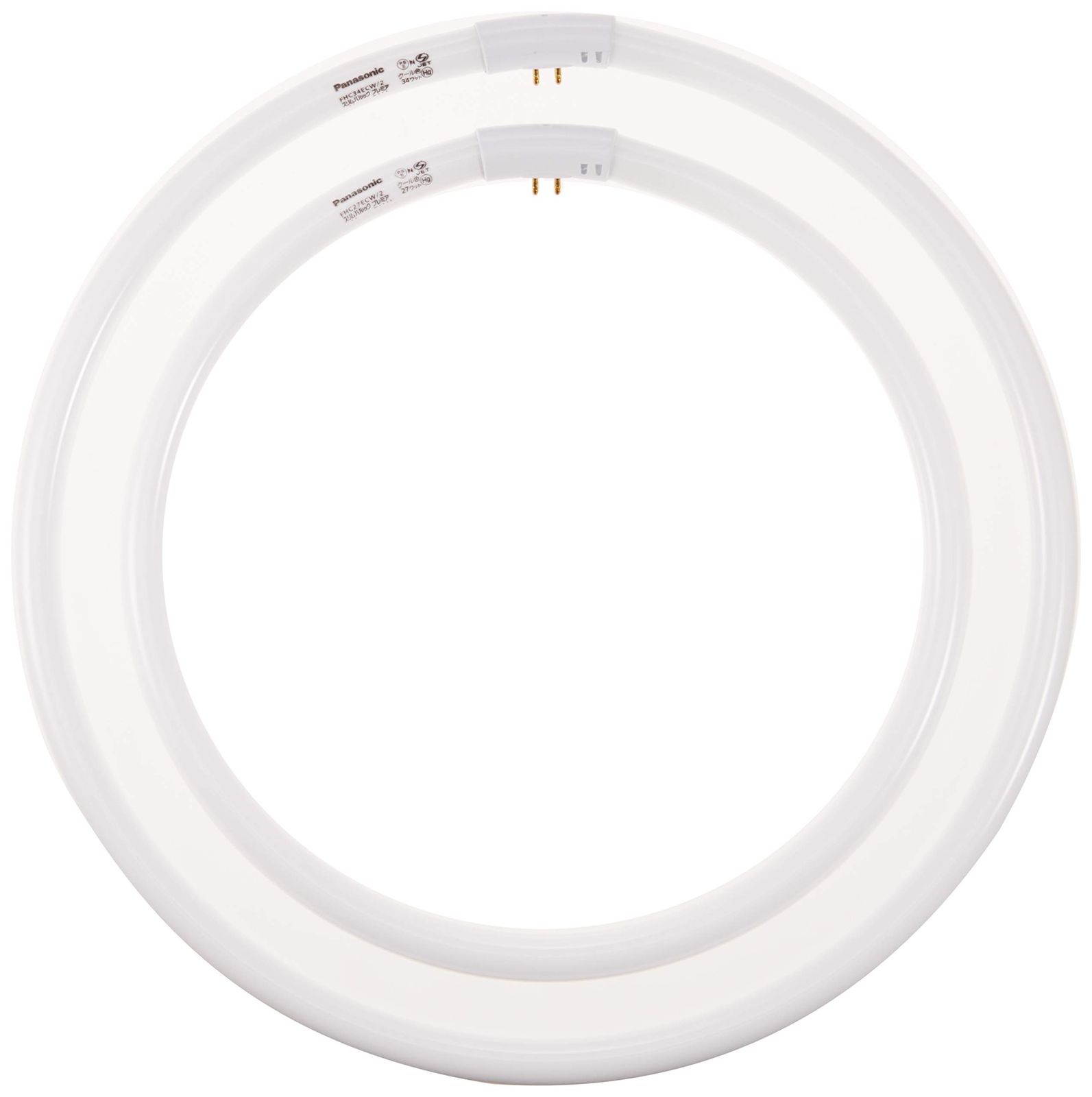 パナソニック 丸形スリム蛍光灯(FHC) 27形+34形 2本入 クール色(昼光色