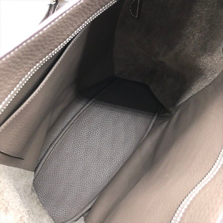 展示品 HERMES エルメス グッドニュース GM トリヨンクレマス SV金具 ショルダー バッグ エトゥープ a3743 展示品 HERMES エルメス グッドニュース GM トリヨンクレマス SV金具
