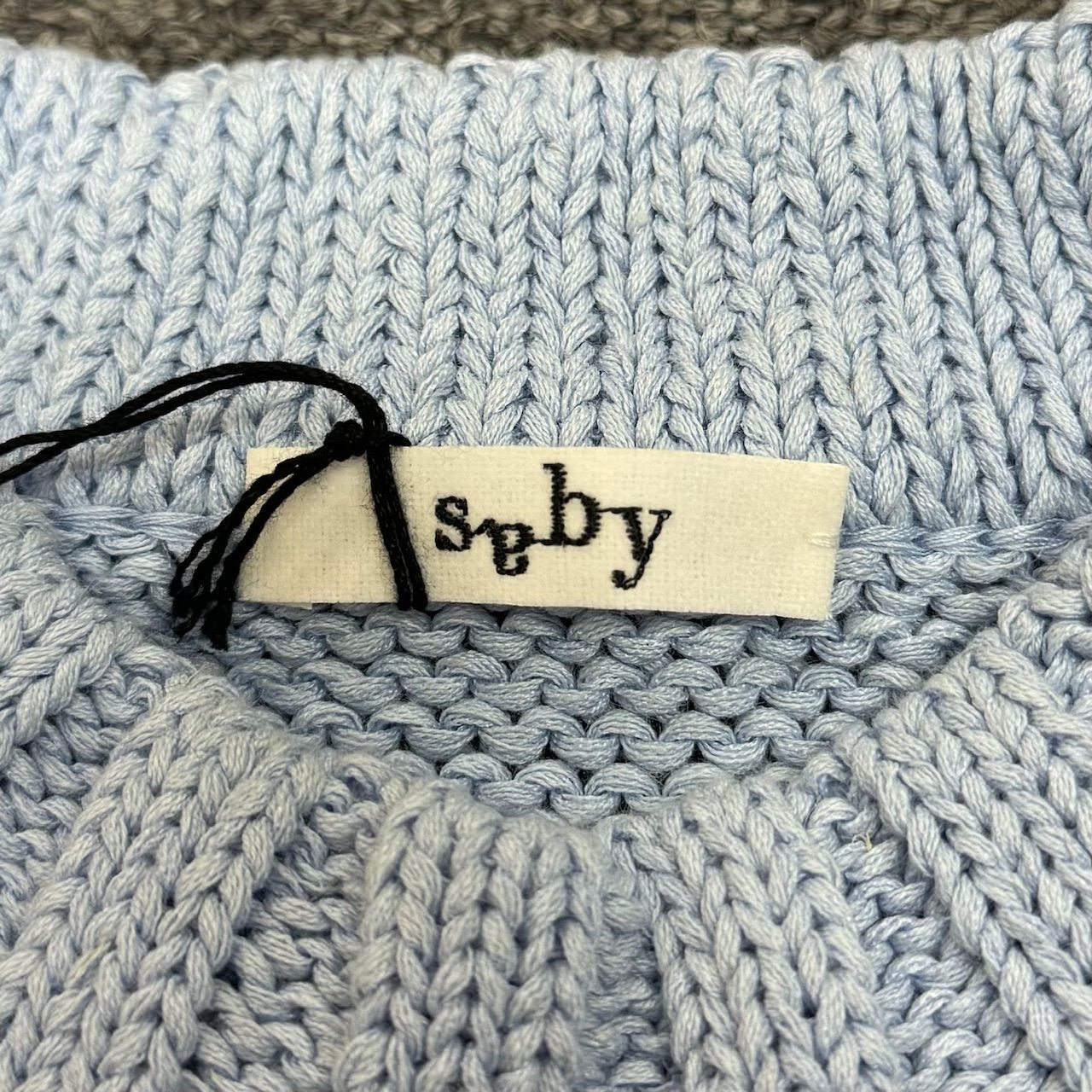 定価38500円 新品 saby INTARSIA C/N KNIT クルーネック ニット 