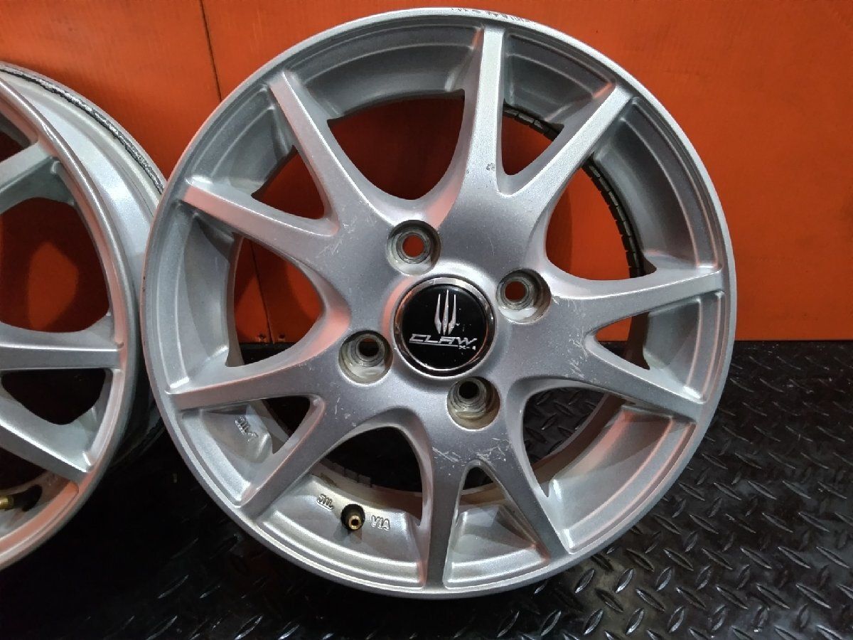 CLAW X-1 社外ホイール 13インチ 4本 4J4HPCD100+43　(VHX151) CLAW X-1 社外ホイール 13インチ 4本 4J4HPCD100+43 (VHX151)