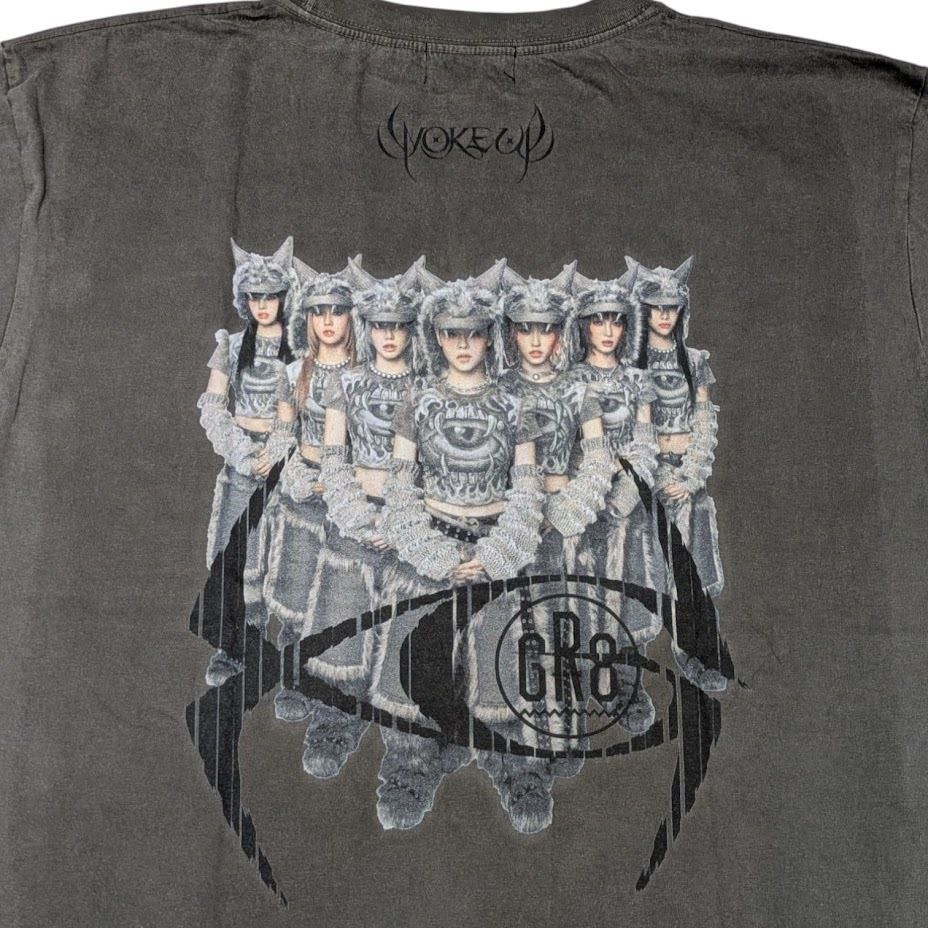 美品 XG GR8 WOKE UP Pigment Dyed BLACK KOUSUKE KAWAMURA エックスジー ロンT ロングスリーブ XL  - メルカリ