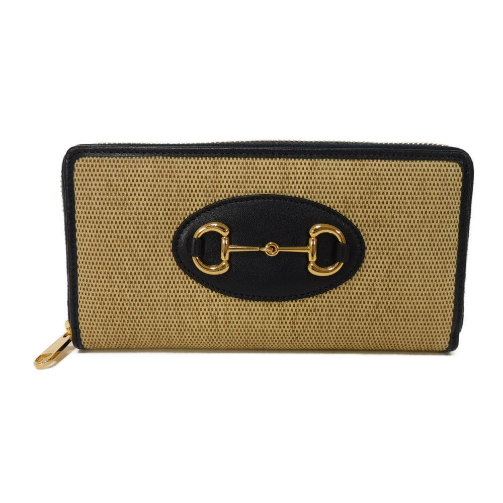 GUCCI グッチ ホースビット 1955 ジップアラウンドウォレット ネイビー ラウンドファスナー マチ付き 札入れ カードケース ケース ロングジップウォレット 美品 日本限定 キャンバス ベージュ 長財布 621889 H58AG 2599 GUCCI グッチ ホースビット 1955 ジップアラウンドウォレット ネイビー