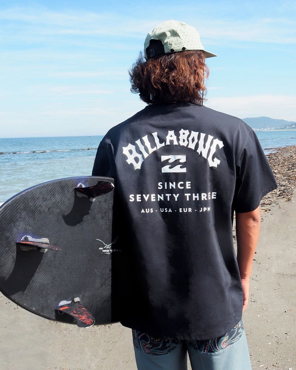 2025春夏 BILLABONG|ビラボン SURF FLEX TEE 水陸両用サーフTシャツ BLK メンズ BF011858