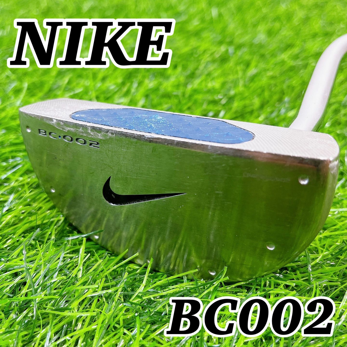 junー8‼️美品に近い良品●NIKEナイキBC.002パター● NIKE BC002 / ナイキ パター マレット 入手困難 送料込み NIKE