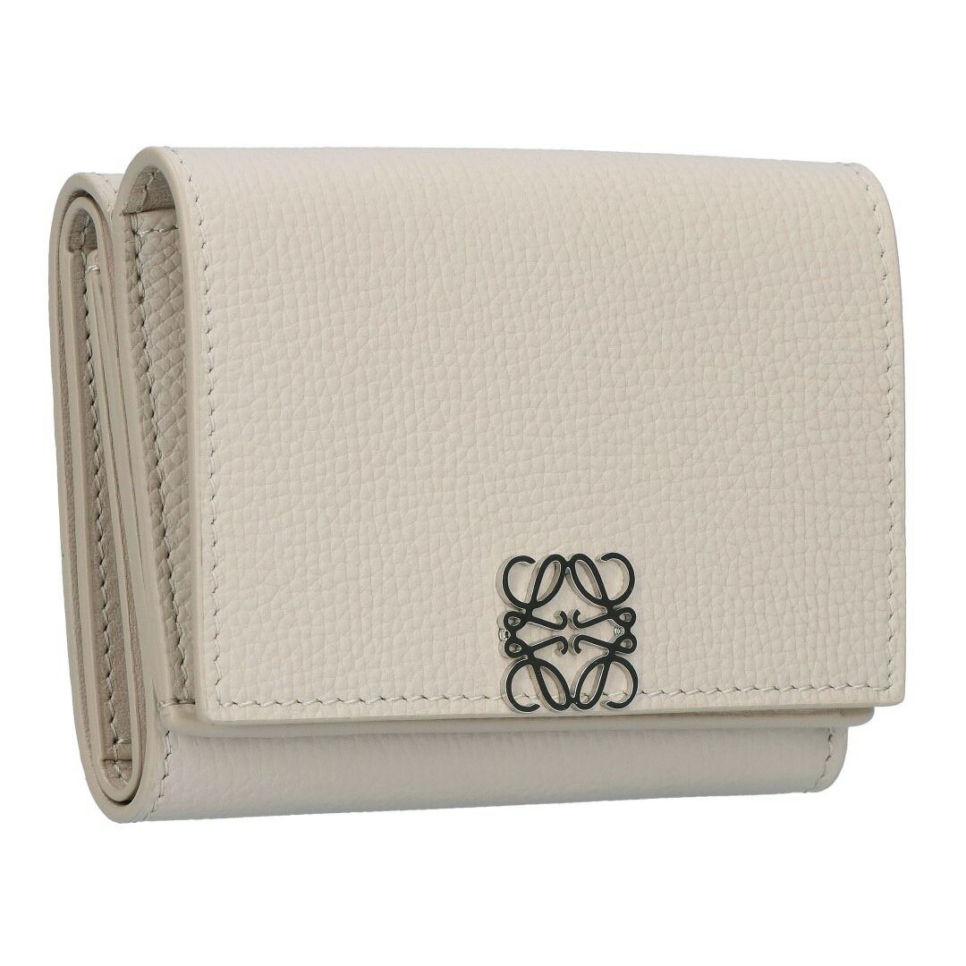 ロエベ LOEWE 折財布 三つ折り財布 アナグラム トライフォールド ウォレット C821TR2X16 1769 LIGHT GHOST