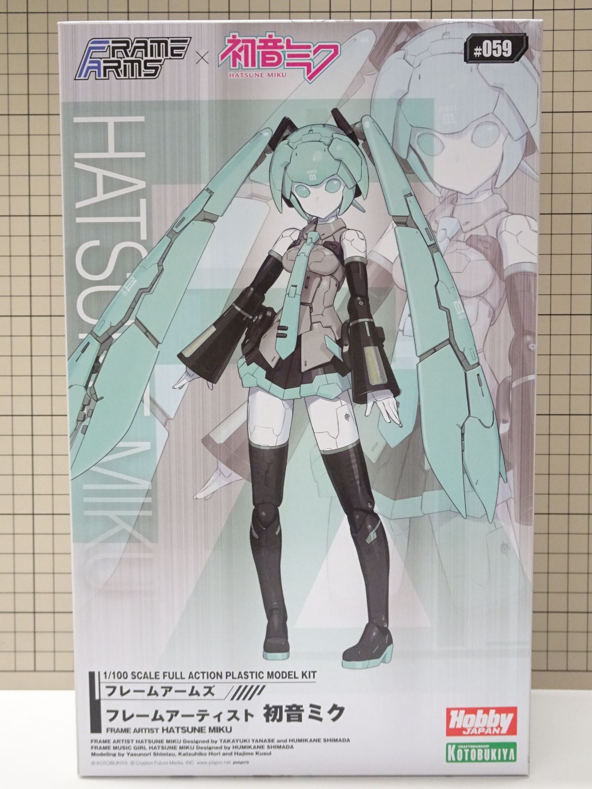 コトブキヤ　フレームアームズ　フレームアーティスト　初音ミク　未組立 フレームアーティスト 初音ミク｜フレームアームズ｜ロボット
