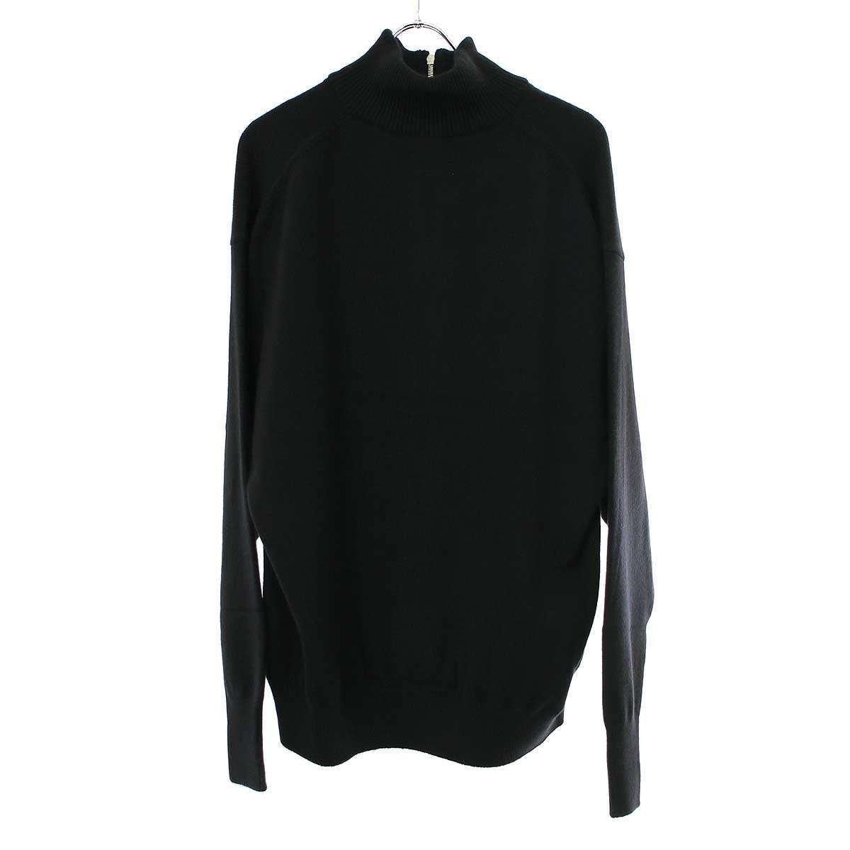 23AW HERILL ヘリルゴールデンキャッシュカシミヤブラックニット