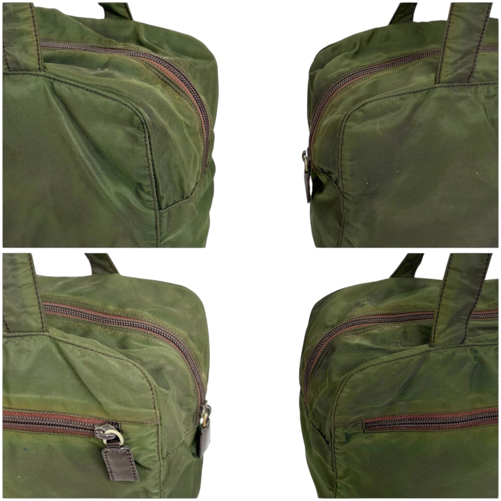 プラダ PRADA トライアングルロゴ ミニボストンバッグ ハンドバッグ