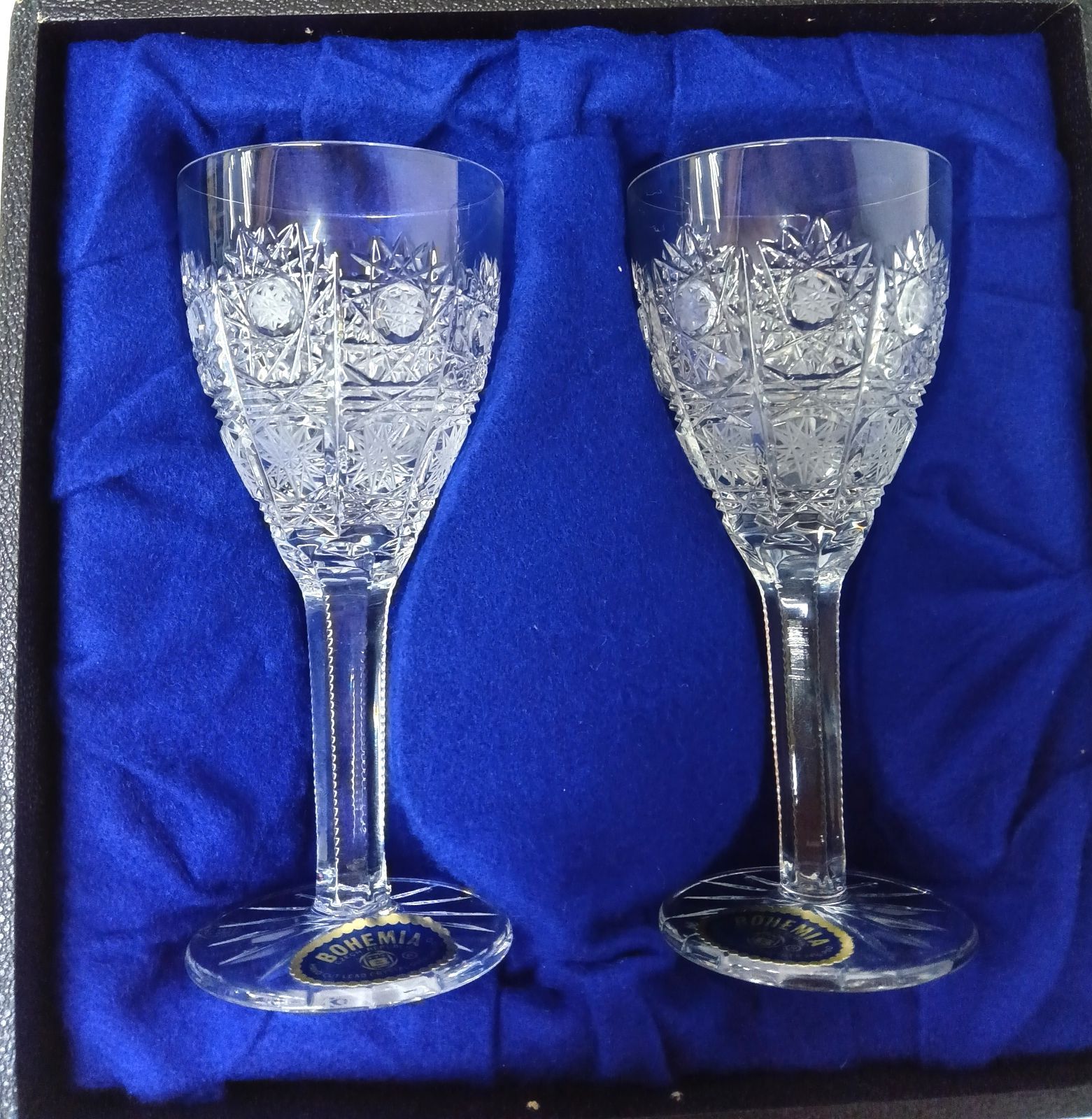 BOHEMIA ボヘミアクリスタルグラス 5個セット BOHEMIA GLASS 2個