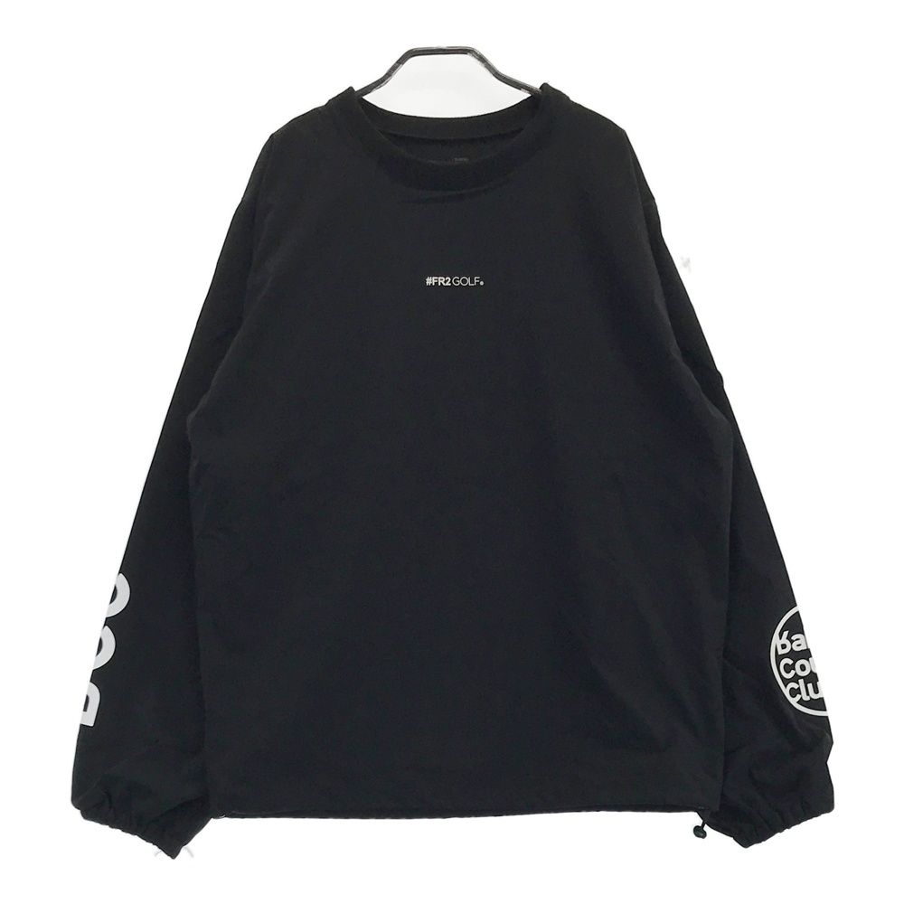 サイズ：XL FR2 GOLF エフアールツーゴルフ  裏メッシュ ブルゾン  ブラック系 [240101479453] ゴルフウェア メンズ ストスト サイズ：XL FR2 GOLF エフアールツーゴルフ 裏メッシュ ブルゾン