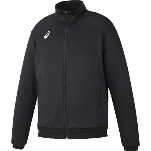 asics アシックス KNIT JACKET BLACK L XAT146 90 | スポーツ メンズ L ブラック 黒 服 衣類 衣料品ウェア ウエア フィットネスウェア アウター ジャケット 長袖 名前が書けるブランドネーム付き 消臭テ
