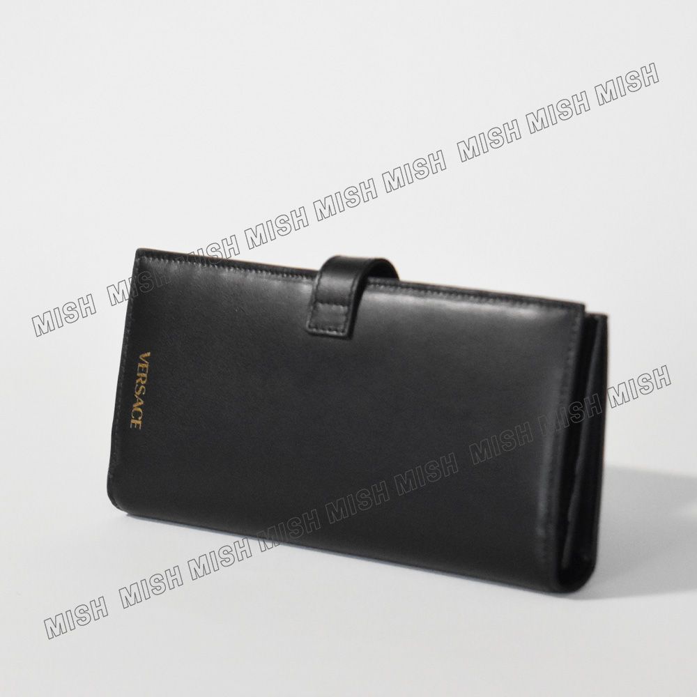 【関税込】VERSACE ヴェルサーチェ◆メデューサ フラップ 長財布 関税込】VERSACE ヴェルサーチェ◇メデューサ フラップ 長財布