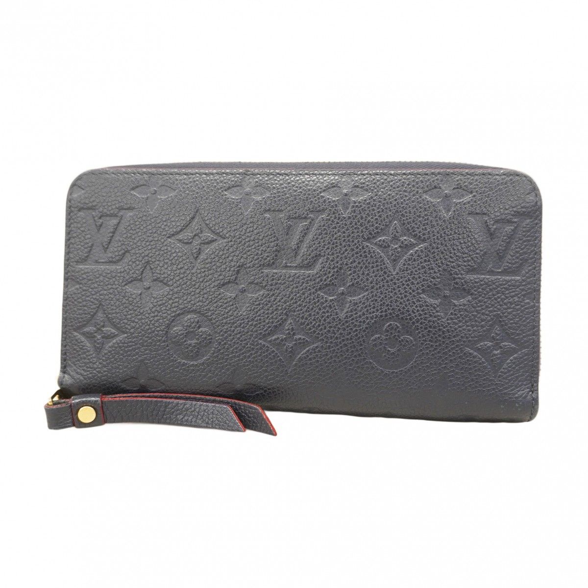 5mc2815 ルイヴィトン 長財布 モノグラム アンプラント ジッピーウォレット M62121 マリーヌルージュ レディース