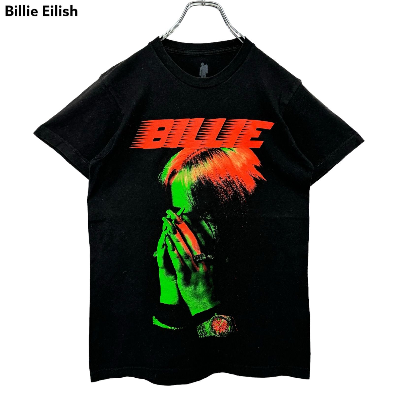 ビリーアイリッシュ プリントTシャツ バンドT ツアーT M 黒