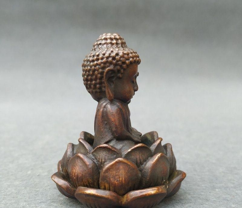 銅器 仏手蓮華 茶台 机 仏堂 装飾品 工芸品 置物 銅器 仏手蓮華 茶台 机 仏堂 装飾品 工芸品 置物