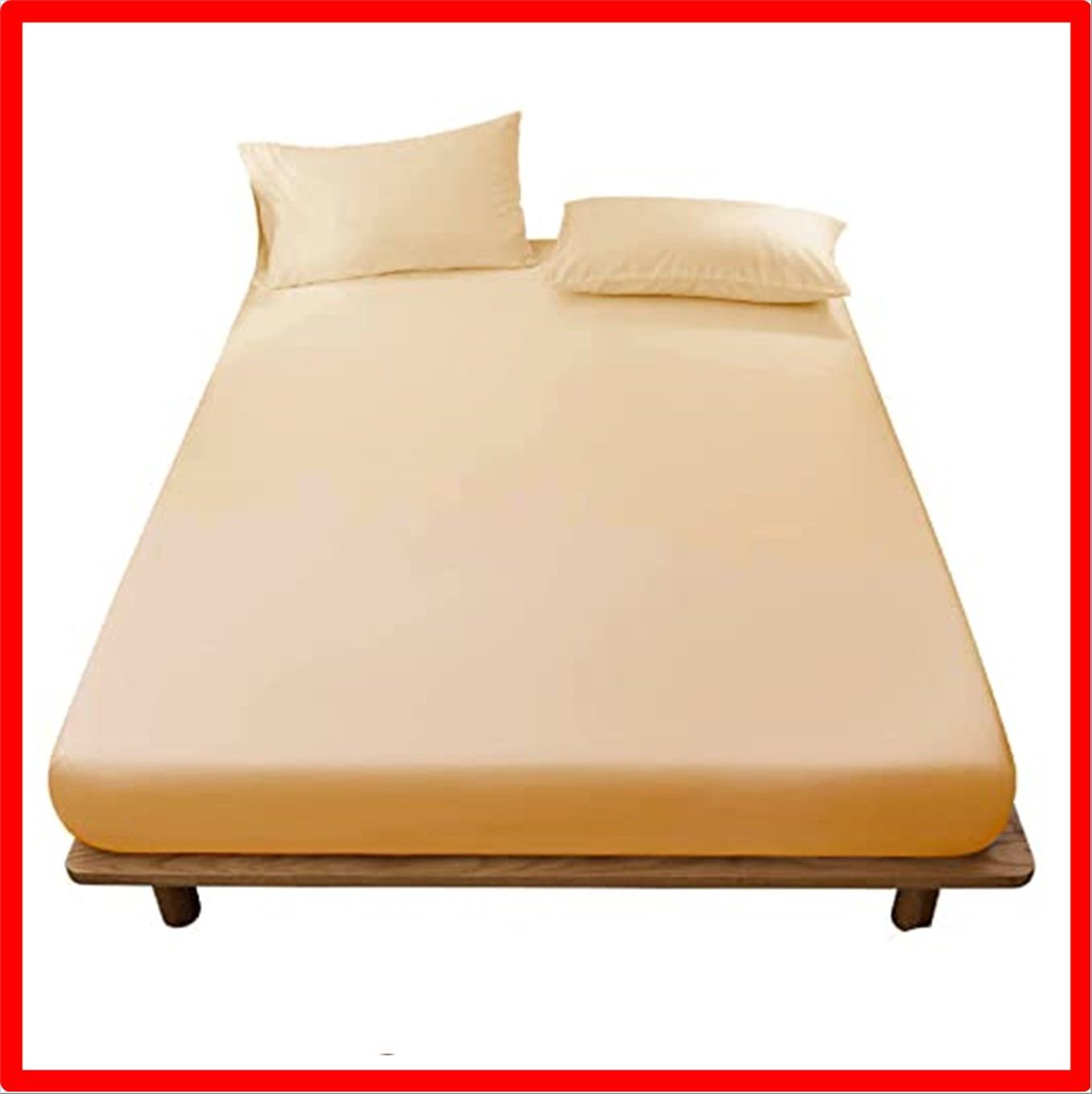 【匿名配送】キャメル_クイーン・160X200X30cm ボックスシーツ 吸水速乾 マットレスカバー ベッドシーツ シーツ ベッドカバー 柔らかな触感 吸汗 マ