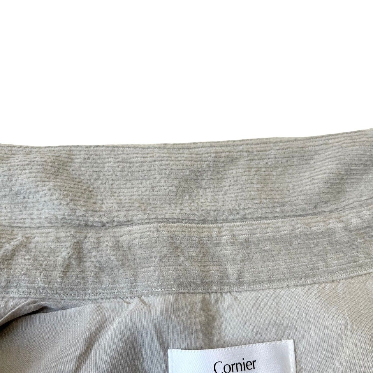 Cornier コルニエ 22AW WOOL CASHMERE CORDUROY SHIRTS ウールカシミヤ 