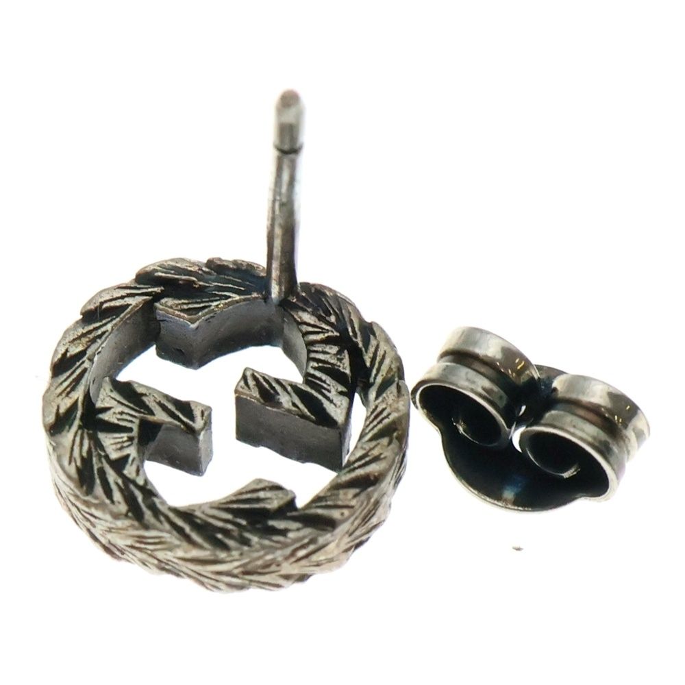  GUCCI グッチ インターロッキングG ピアス Ag 925 SV シルバー スタッズ 457109 その他 アクセサリー