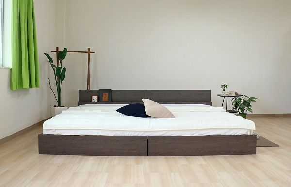 木製ベッド コンセント