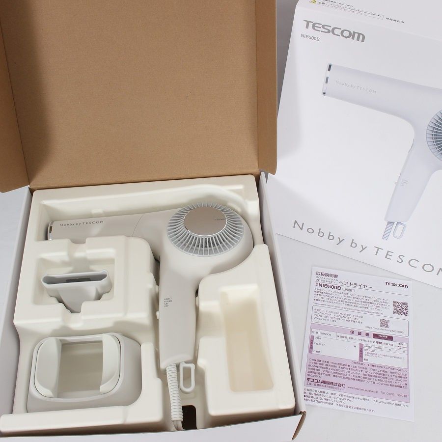Nobby by TESCOM NIB500B-W|E ホワイトアッシュ ヘアドライヤー ノビー バイ テスコム 本体