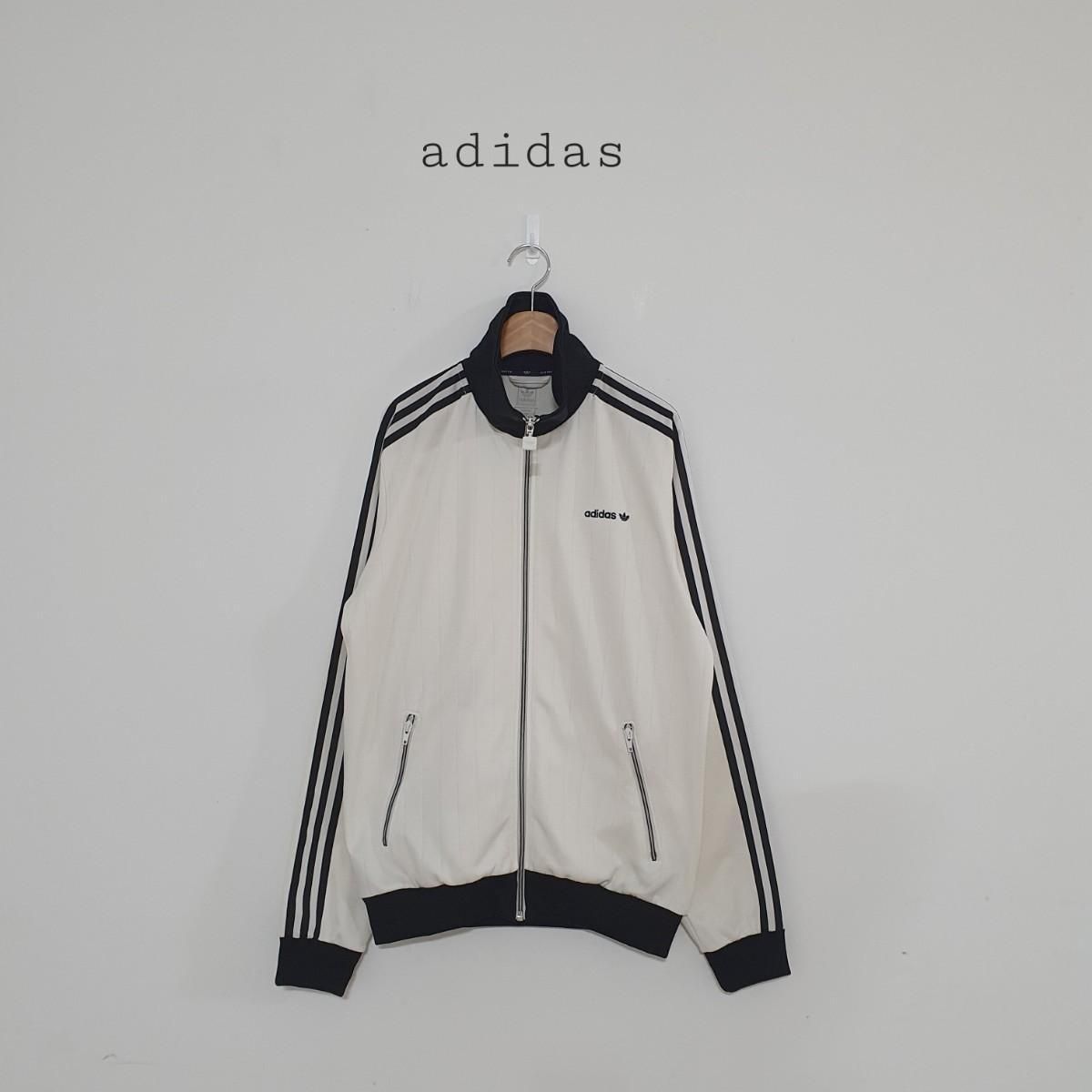 【雷市場（ポンジャン）商品韓国直送】No 24033101 adidas(アディダス) ベッケンバウアージャージー ヨーロッパジャージ 白 XL
