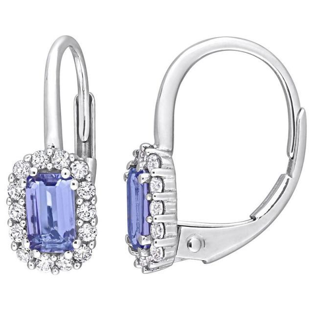 【送料無料】 ステラ グレース レディース ピアス・イヤリング アクセサリー Stella Grace 10k White Gold Lab-Created Moissanite Floral Stud Earrings 10k Whgold