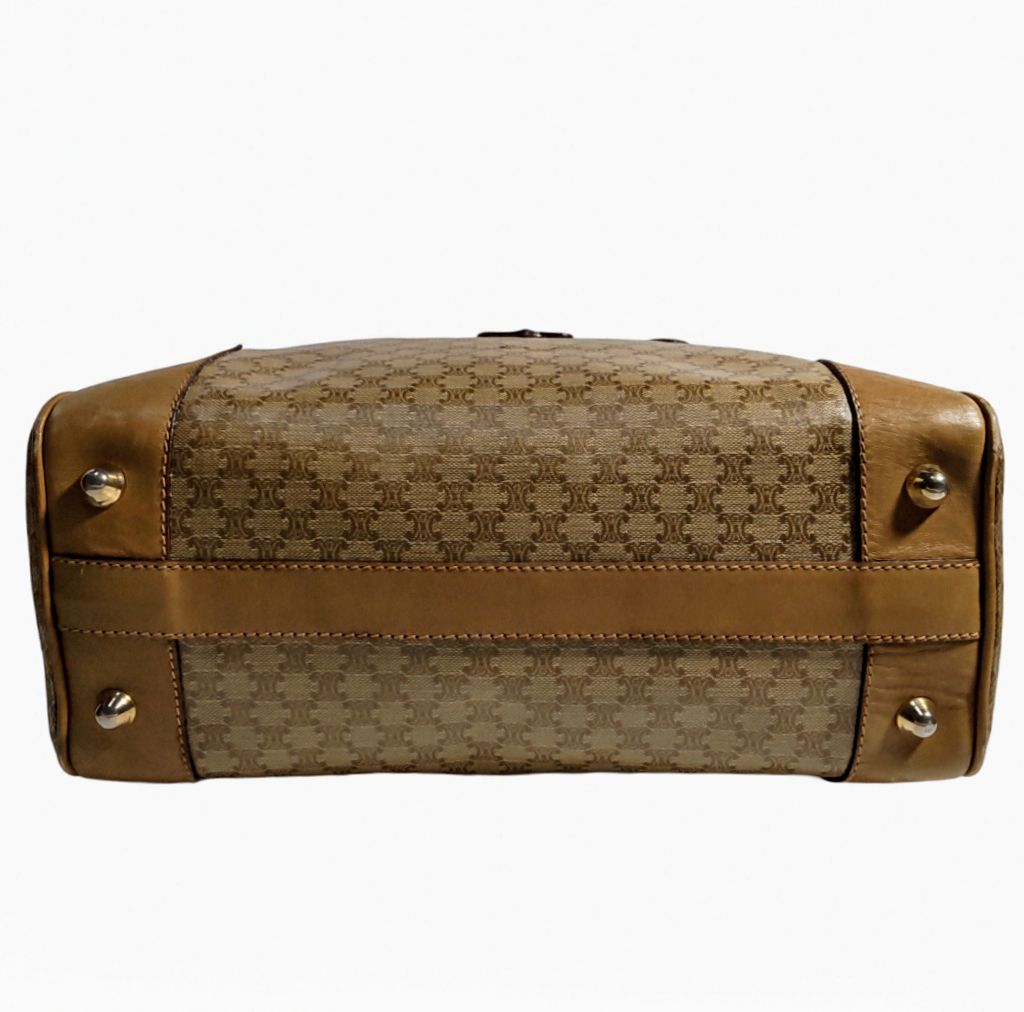 USED中古品】CELINE セリーヌ マカダム PVC カーフ レザー