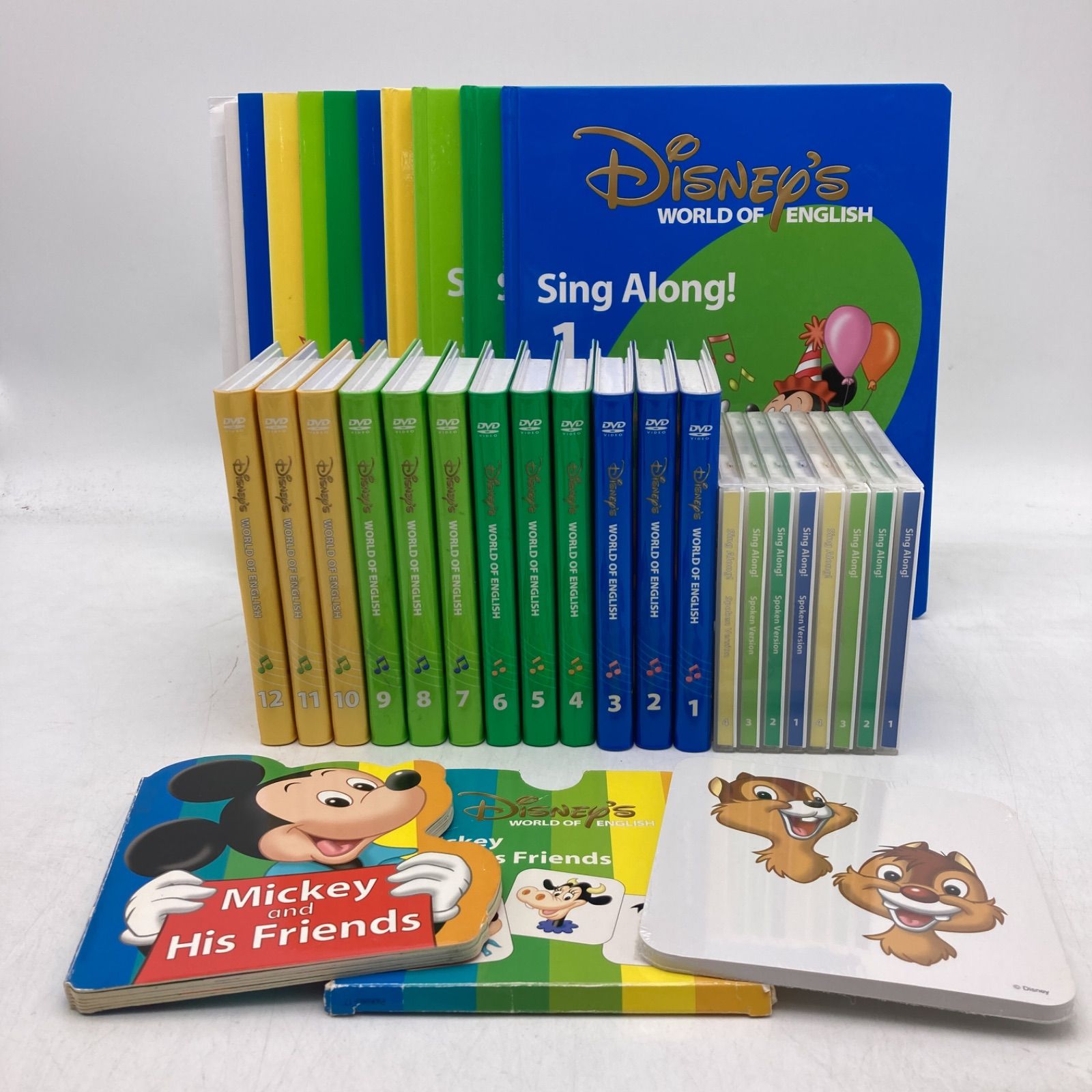 シングアロング 新子役 DVD12枚 絵本＆CD 字幕あり ディズニー