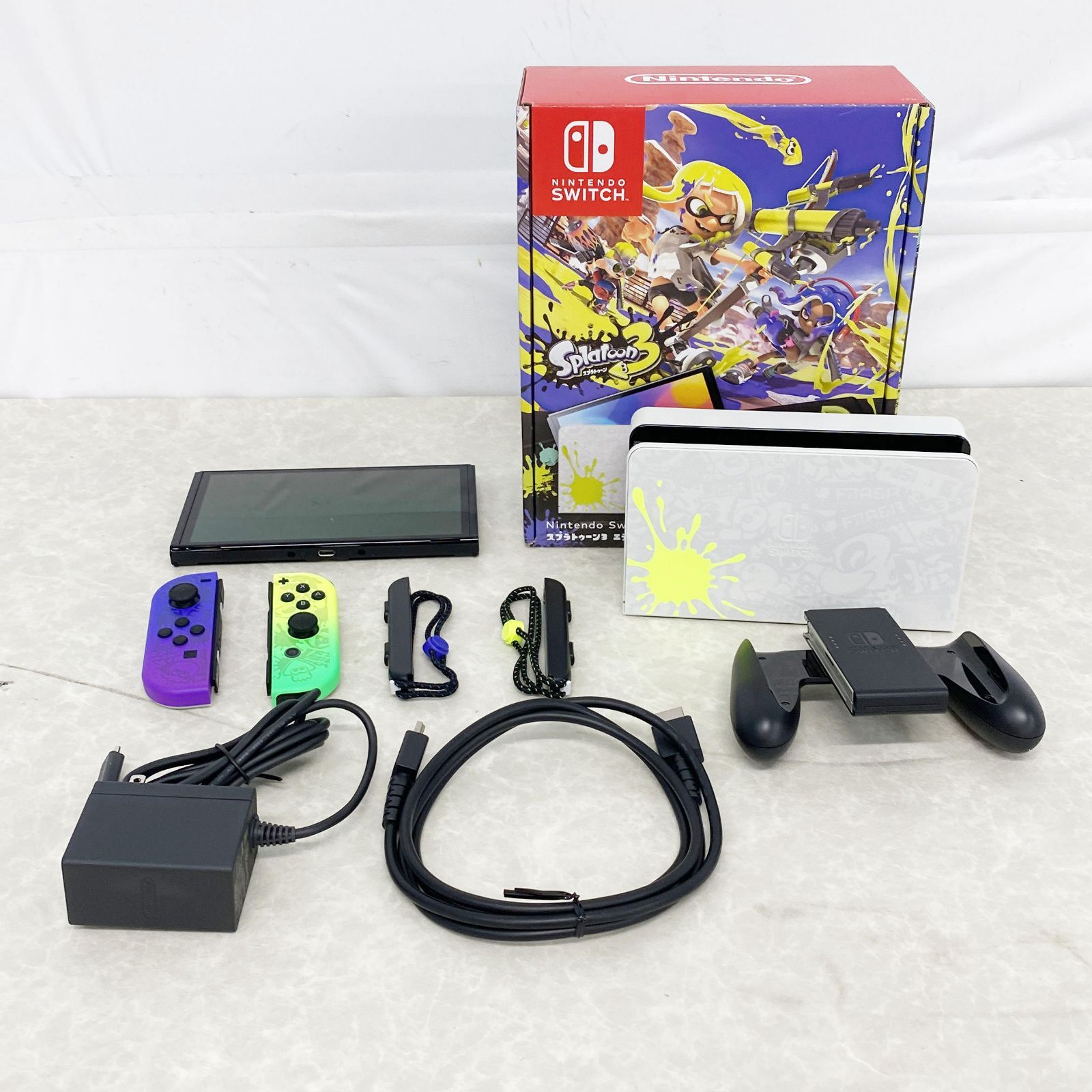 【完美品】Nintendo Switch 有機ELモデル 本体 ネオン スプラ3 Amazon.co.jp: Nintendo Switch（有機ELモデル） スプラトゥーン3