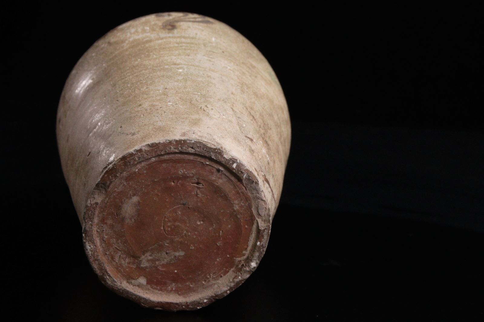 古美术 花瓶 高麗時代 鉄絵唐草文花瓶 27cm 朝鮮古陶 唐物 骨董 古美術 楾