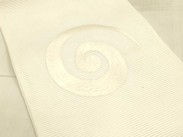 平和屋着物 夏物 絽綴れ 八寸名古屋帯 総刺繍 貝 DAAX0158cm